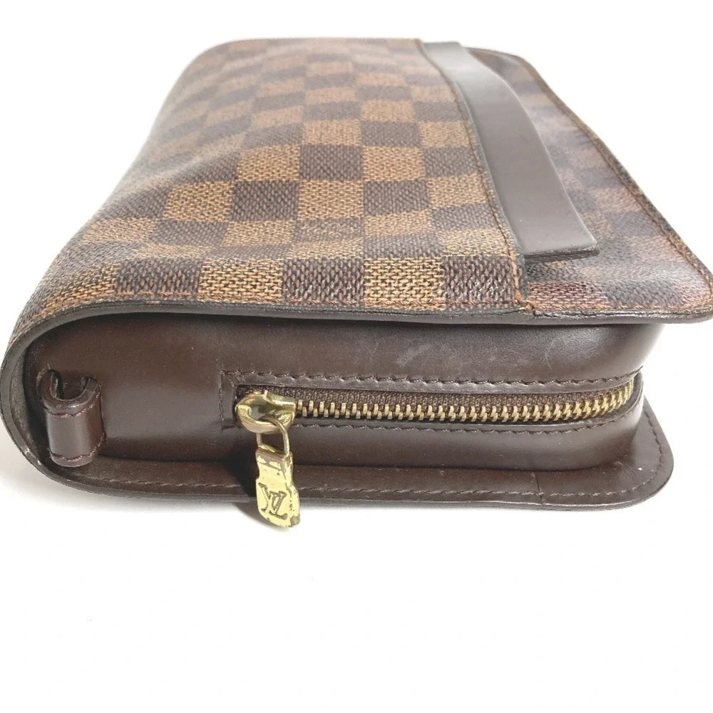 LOUIS VUITTON Brown Damier Canvas Pouch
